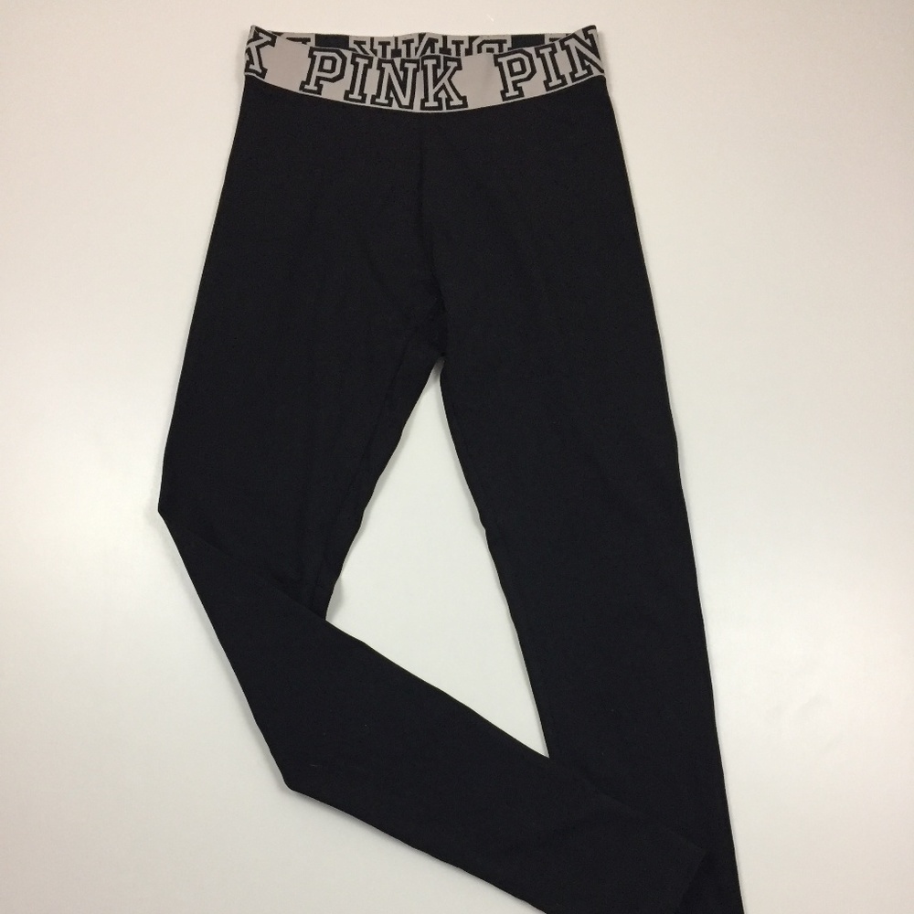 Victoria's Secret PINK Yoga Logo Leggings Pants